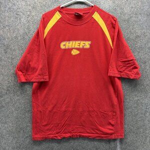 Kansas City Chiefs Shirt Mens Medium Red NFL Football Short Sleeve Graphic Tee